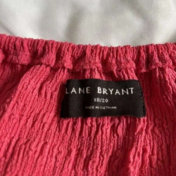Lane Bryant Short Sleeve Top Fuchsia Size 18/20 - Picture 5 of 5